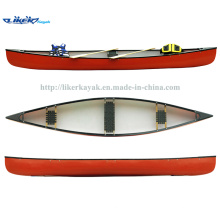 Fishing Boat Canadian Canoe Three Seats Fishing Leisure Sport Canoe LLDPE Kayak